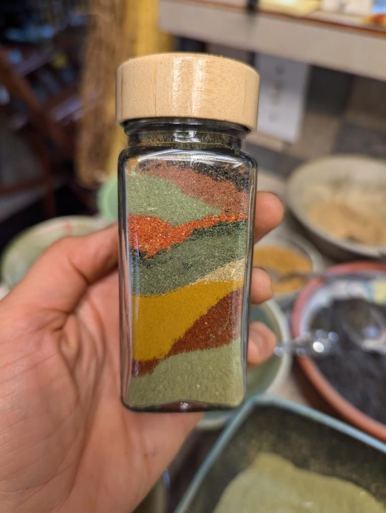 salt of the sea dried fermented vegetables from Nadia Vassev's garden