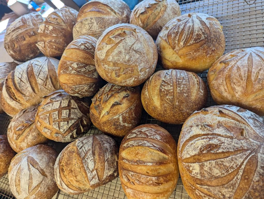 Piccasoloaf sourdough breads at Madeira Market